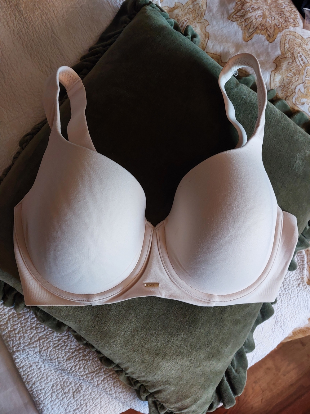 Cacique Balconette Underwire Seamless Light Cream Bra - 36F